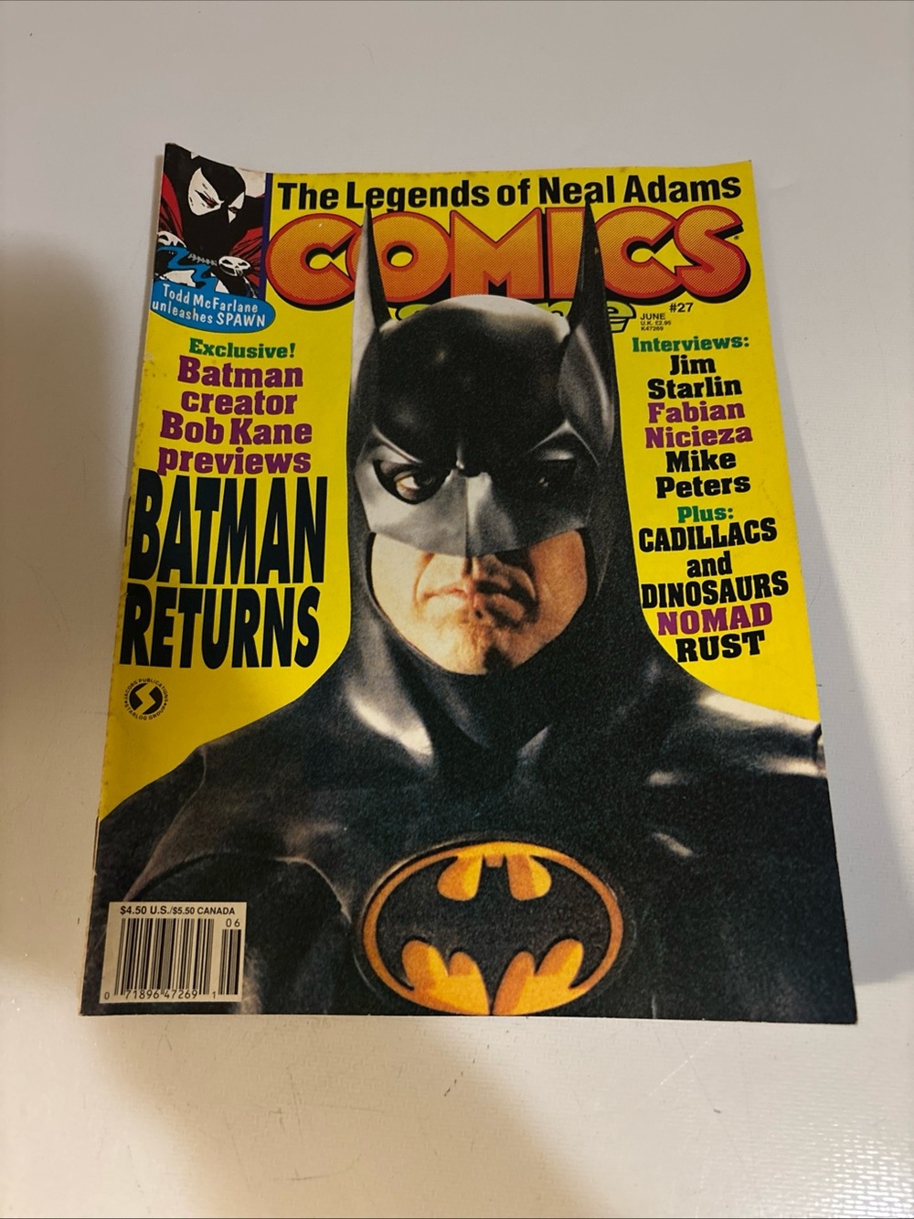 COMICS SCENE #27 Batman/Spawn/Bob Kane/BatmanReturns